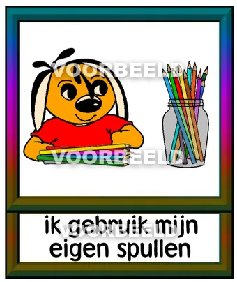 Ik gebruik mijn eigen spullen
