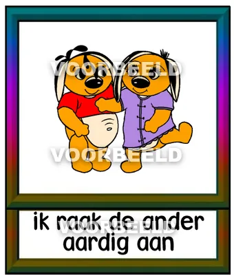 Ik raak de ander aardig aan
