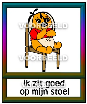 Ik zit goed op mijn stoel