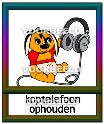 Koptelefoon ophouden