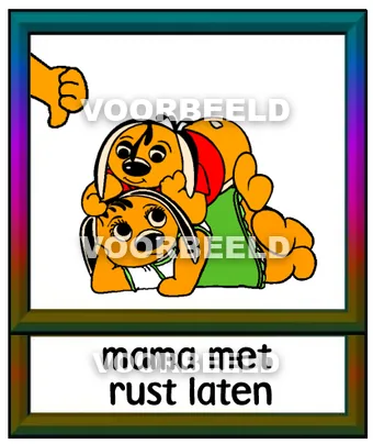 Mama met rust laten
