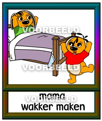 Mama wakker maken