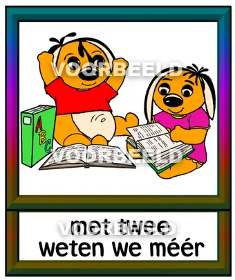 Met twee weten we meer