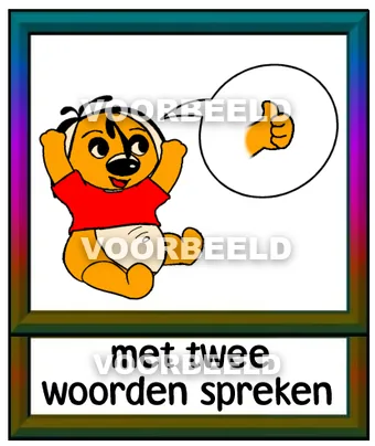 Met twee woorden spreken