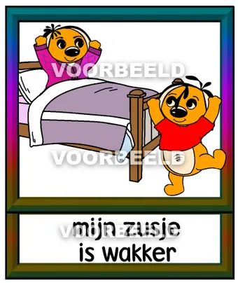 Mijn zusje is wakker