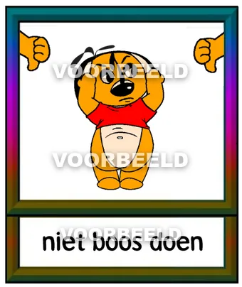 Niet boos doen