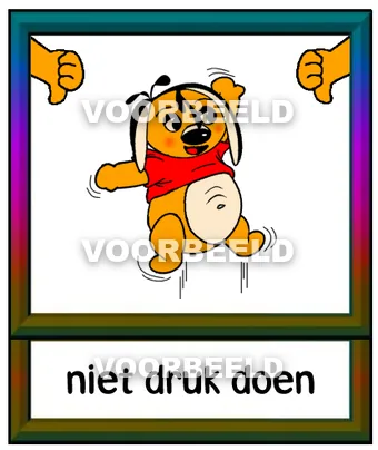Niet druk doen