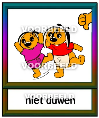 Niet duwen
