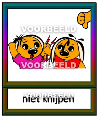 Niet knijpen