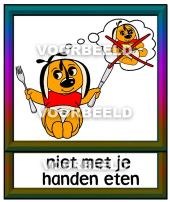 Niet met je handen eten