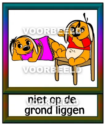 Niet op de grond liggen