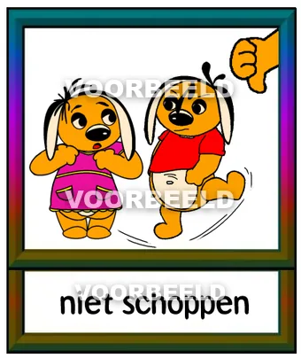 Niet schoppen