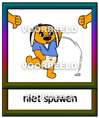 Niet spuwen