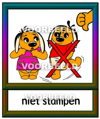 Niet stampen
