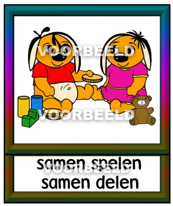 Samen spelen samen delen