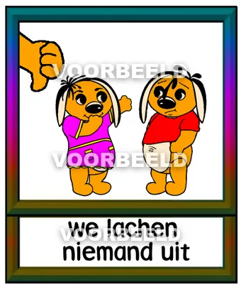We lachen niemand uit
