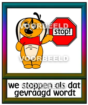 We stoppen als dat gevraagd wordt