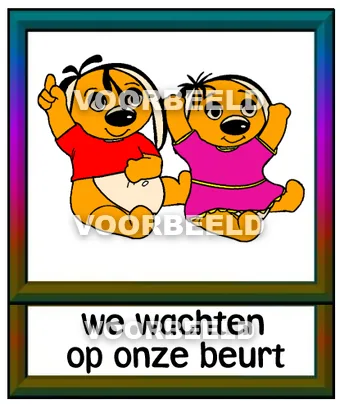 We wachten op onze beurt
