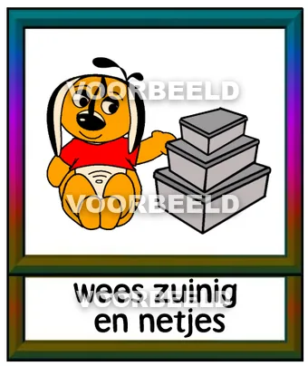 Wees zuinig en netjes