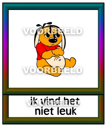 Ik v ind het niet leuk