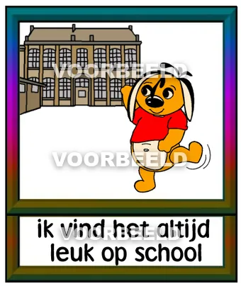 Ik vind het altijd leuk op school