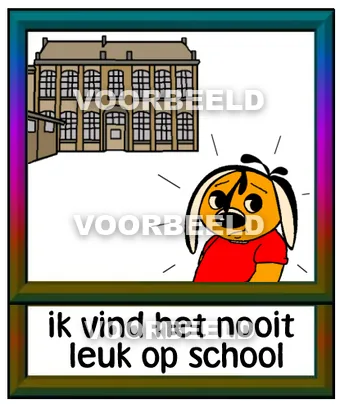 Ik vind het nooit leuk op school