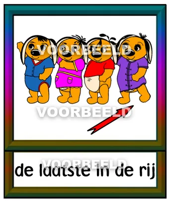 De laatste in de rij