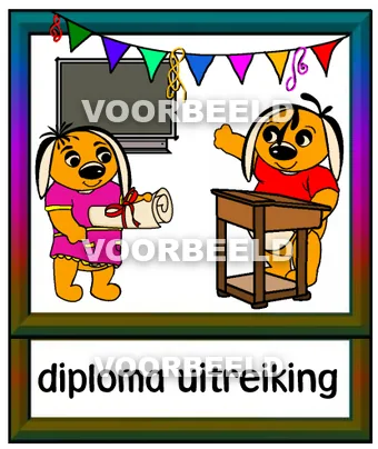Diploma uitreiking