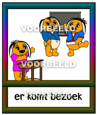 Er komt bezoek