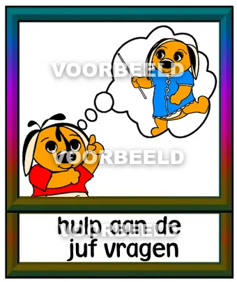 Hulp aan de juf vragen