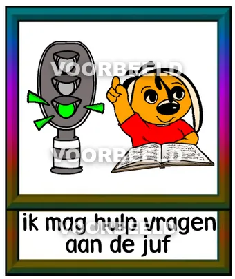 Ik mag hulp vragen aan de juf