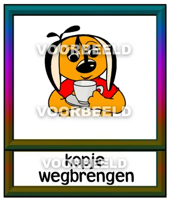 Kopje wegbrengen