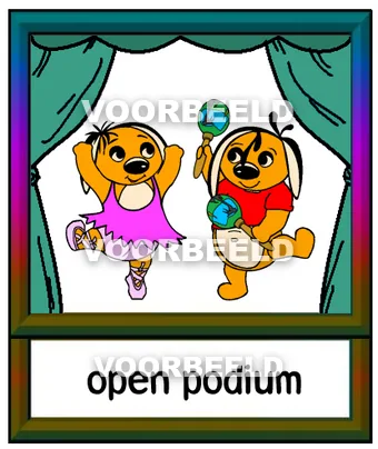 Open podium