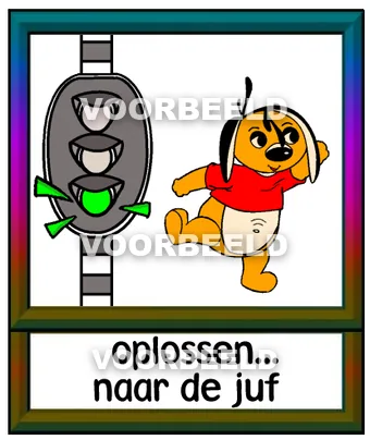 Oplossen ga naar de juf