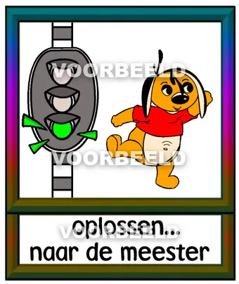 Oplossen ga naar de meester