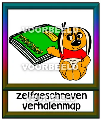 Zelfgeschreven verhalenmap
