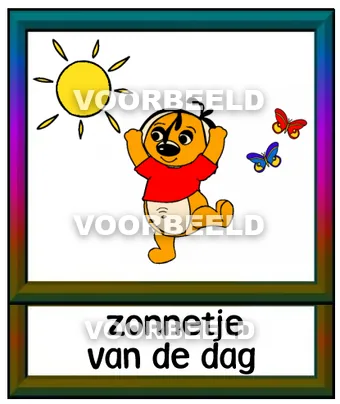 Zonnetje VD dag