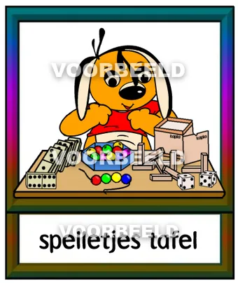 Spelletjes tafel