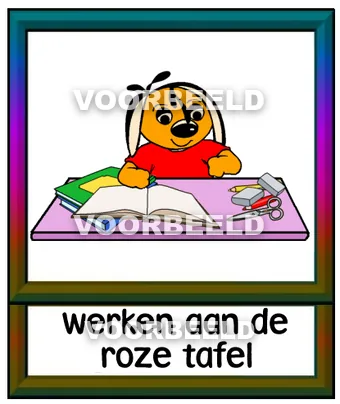 Werken aan de roze tafel