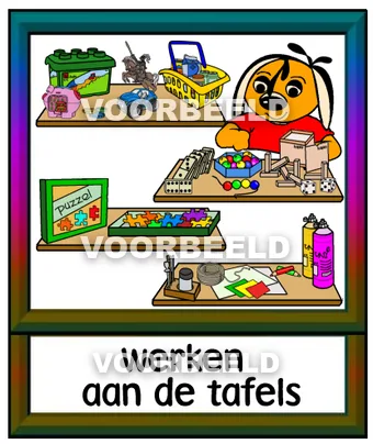 Werken aan de tafels