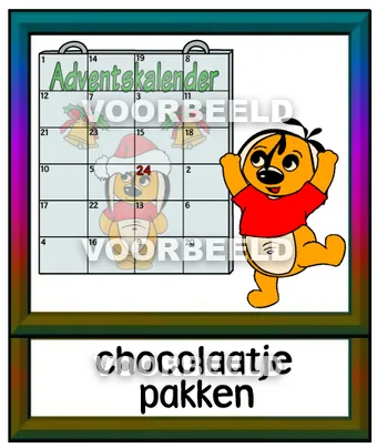 Chocolaatje pakken