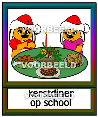 Kerstdiner op school
