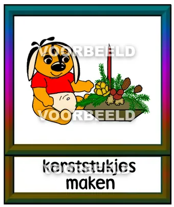 Kerststukjes maken
