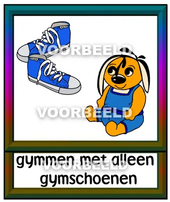Gymmen met alleen gymschoenen