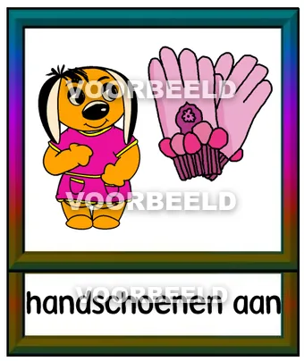 Handschoenen aan
