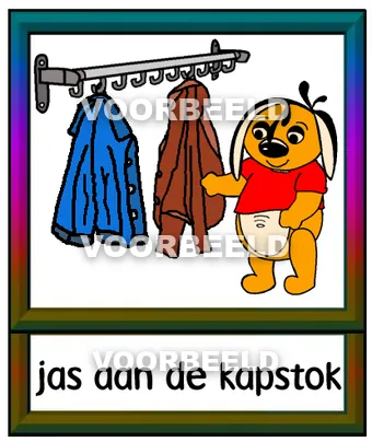 Jas aan de kapstok