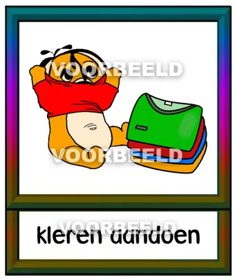 Kleren aandoen