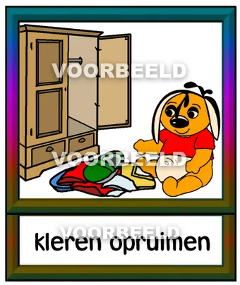 Kleren opruimen