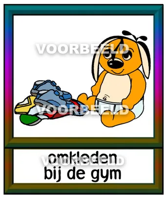 Omkleden bij de gym