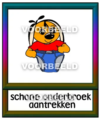 Schone onderbroek aantrekken